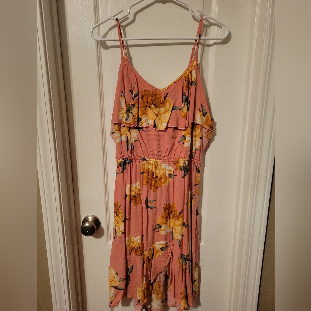 Pink Floral Dress